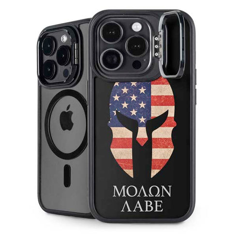 Molon Labe iPhone 16 Pro Kickstand Case
